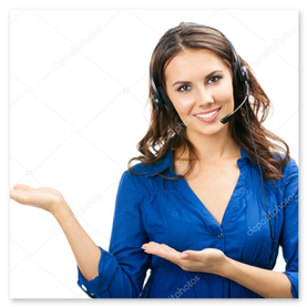 Contact centre agents at workstations